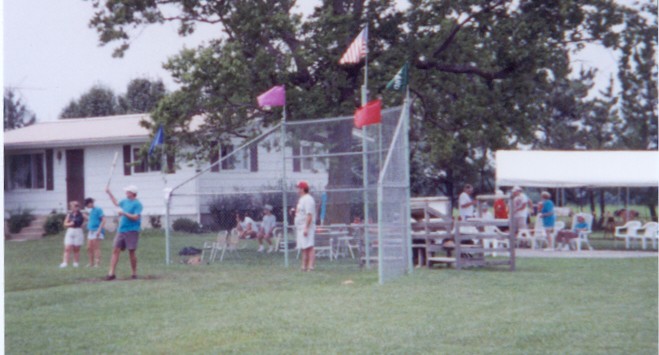 Swartz Sports Complex Backstop and Bleachers