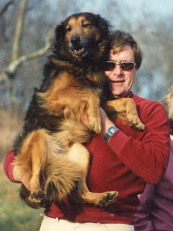 Boog-A-Loo liked to be picked up by his daddy