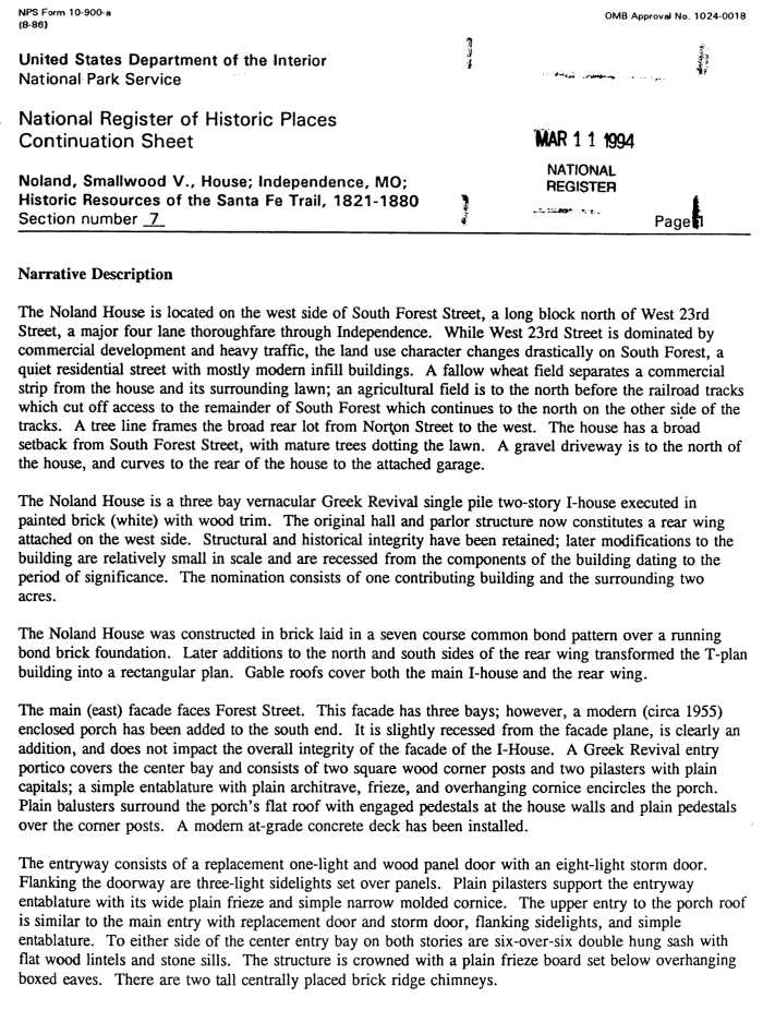 Noland Home, page 5